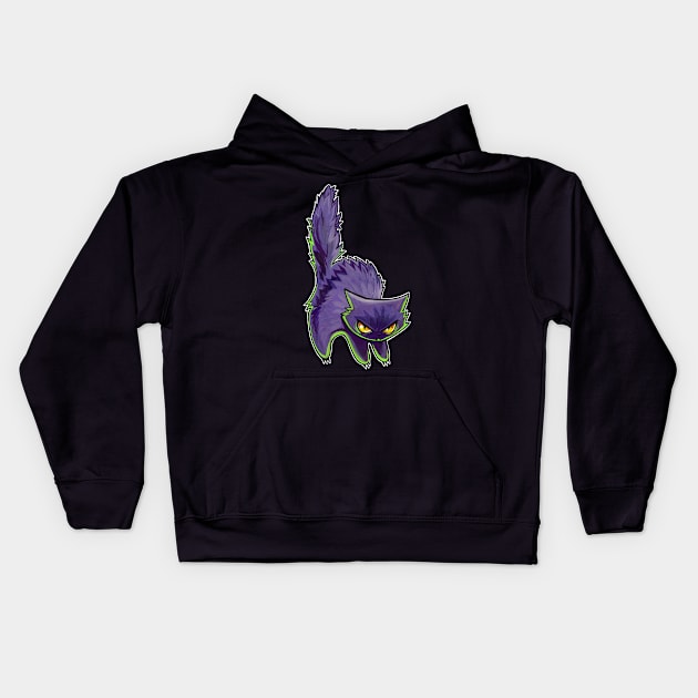 Purple hiss Kids Hoodie by BiancaRomanStumpff